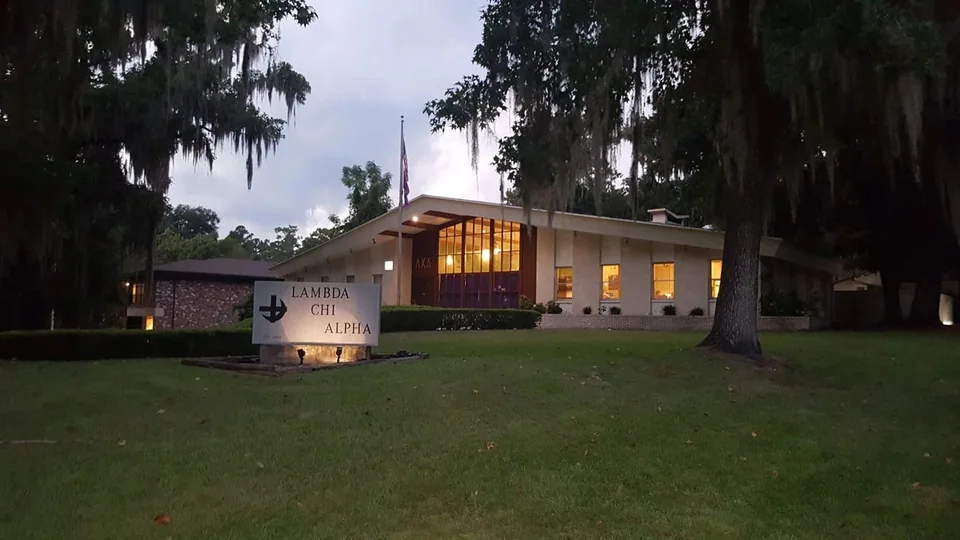 The Lambda Chi Alpha house on Museum Road